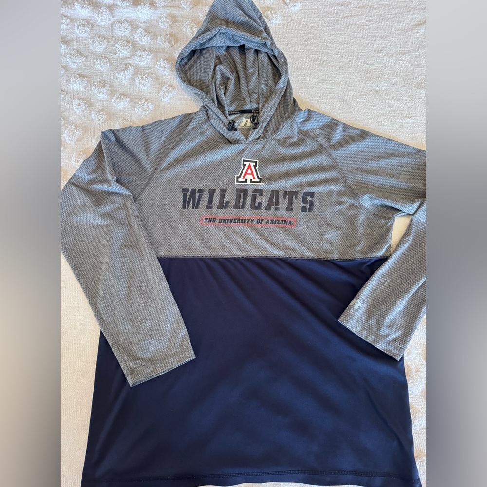 University of Arizona Wildcats hoodie Russell Athletic polyester performance
J1